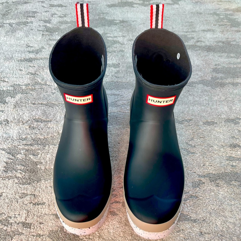Hunter Play Short Speckle Wellies